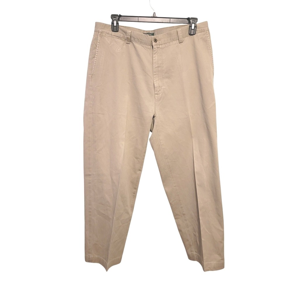 Lauren Ralph Lauren Mens Khaki Chino Pants 38x29 Tan Cotton Twill Trousers
